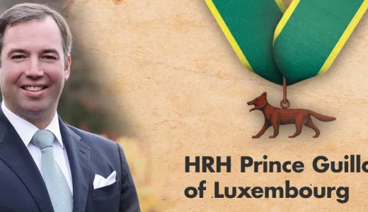 HRH Prince Guillaume of Luxembourg receives Bronze Wolf Award