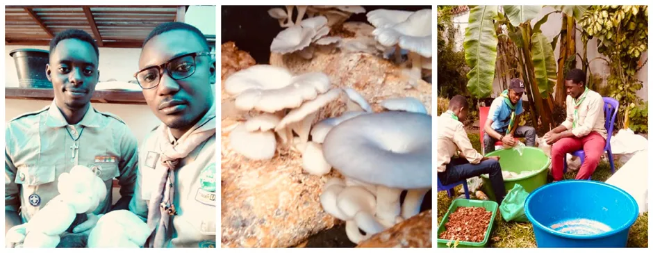 Scouts drive youth-led solutions for positive change in DR Congo! 