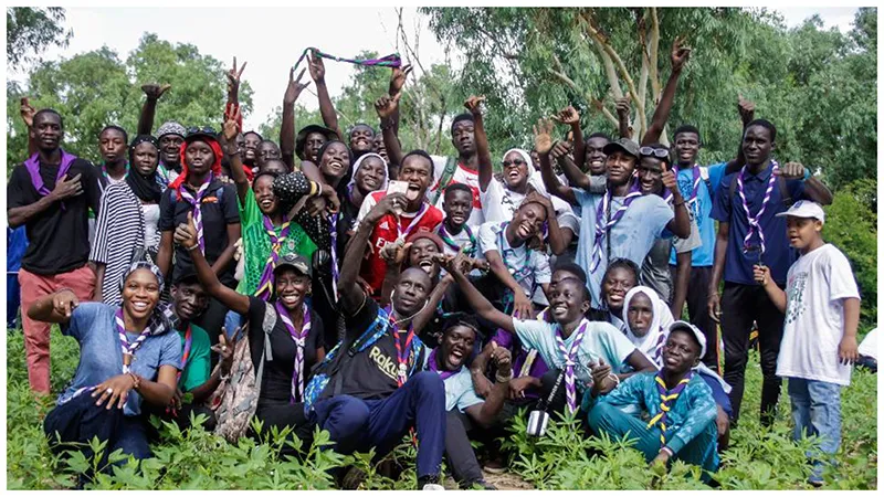 Scouts from the Dakar area, Senegal