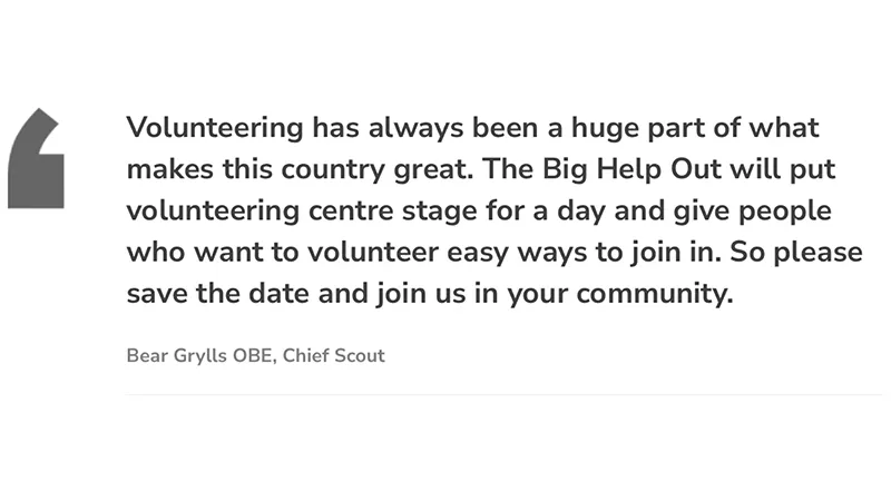 Scouts support Royal Coronation & Big Help Out