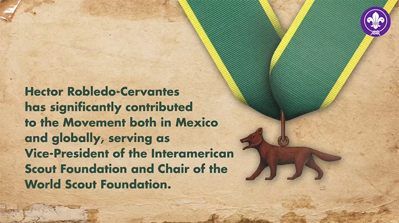 Mexico´s Hector Robledo Cervantes receives Bronze Wolf Award