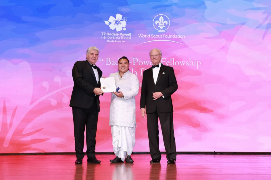 Recognitions with His Majesty and the WSF Chair