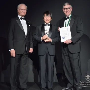 Mr Masami Yu (JP) presented to His Majesty as a new Benefactor Circle member