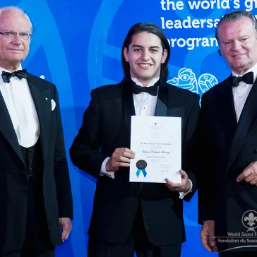 Mr Hector Robeldo Suarez (MX) presented to His Majesty as a new BP Fellow