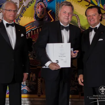 Mr Tavs Jensen Vagnby (DK) presented to His Majesty as a new BP Fellow