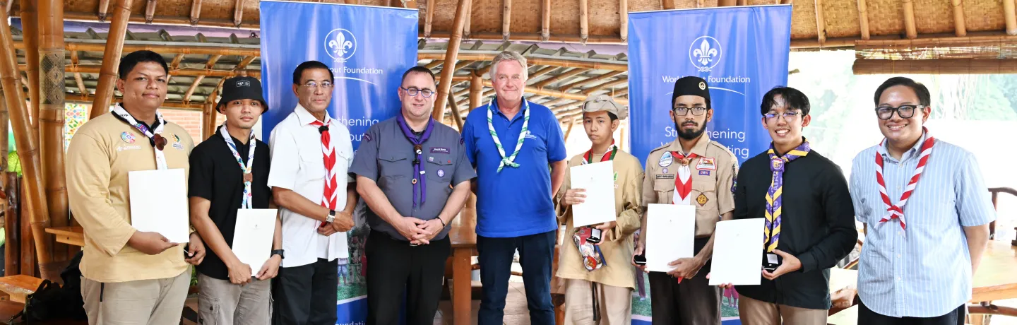Strengthening World Scout Foundation connections in Indonesia.