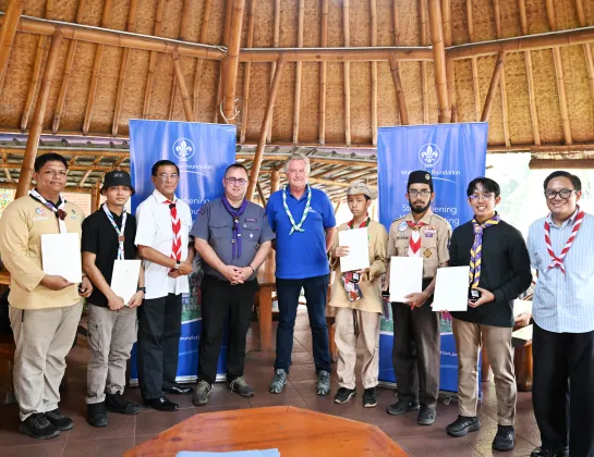 Strengthening World Scout Foundation connections in Indonesia.