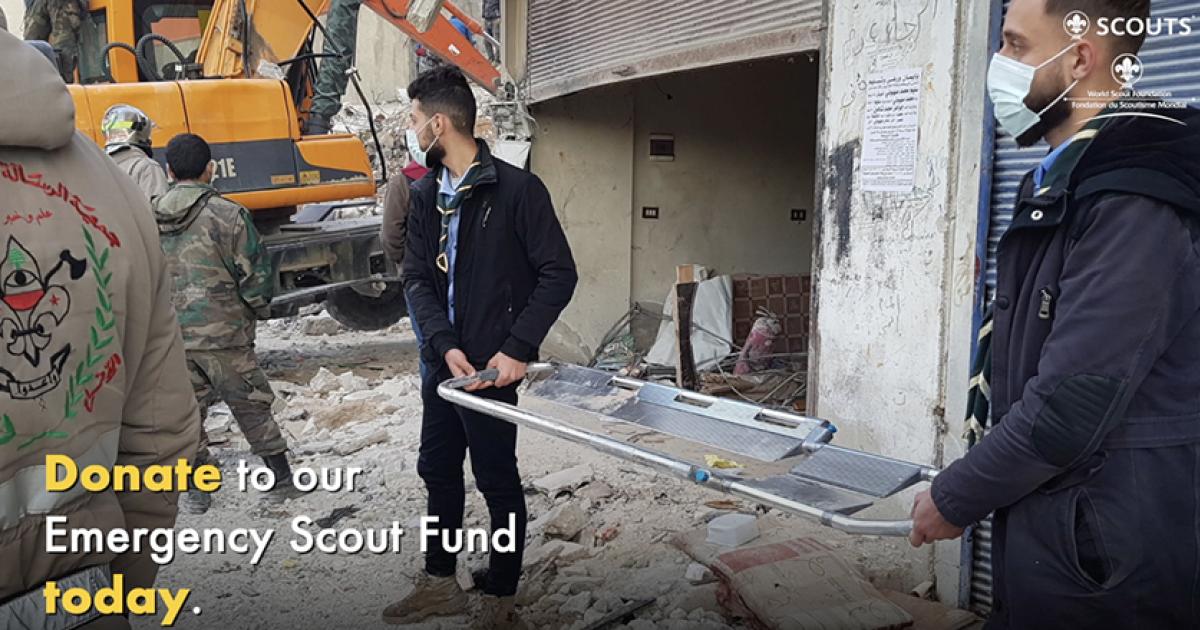 Scout solidarity to help earthquake survivors in Türkiye & Syria ...